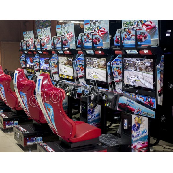 Travel around the world racing game machine (4)