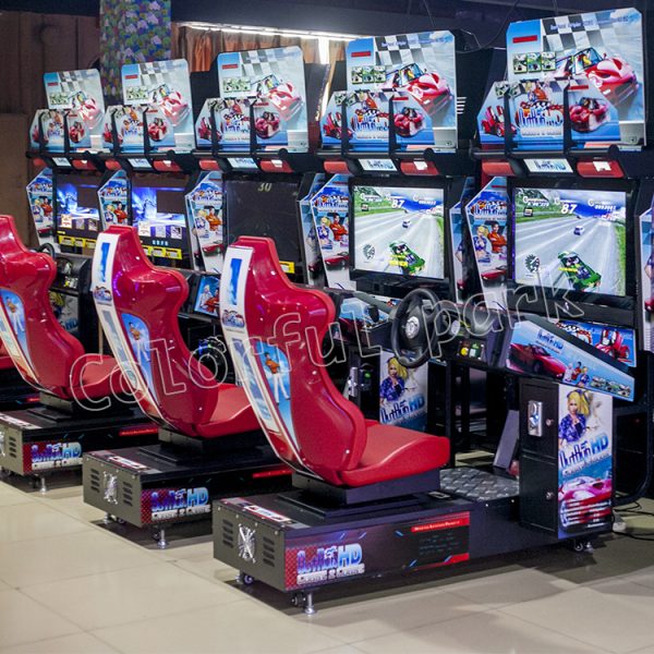 Travel around the world racing game machine (5)