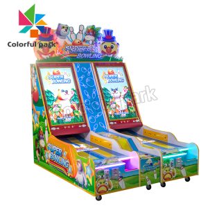 2 player super bowling game machine