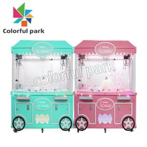 2 player Milk cart claw crane machine