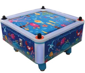 4 player air hockey game