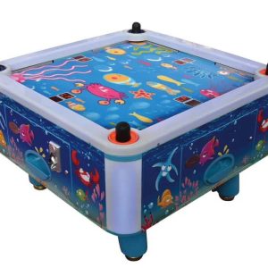 4 player air hockey game