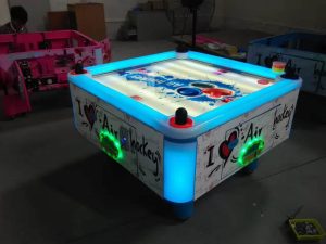 4 players air hockey game 