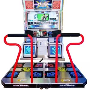 2 player pump it up dance game machine