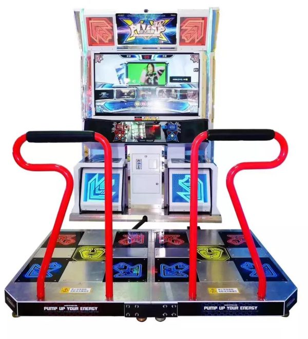 2 player pump it up dance game machine