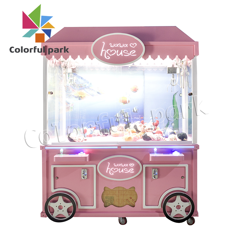 2 player Milk cart claw crane machine