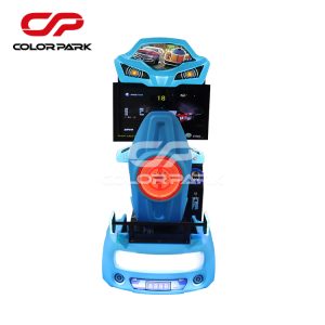 Blue racing game machine 1 player