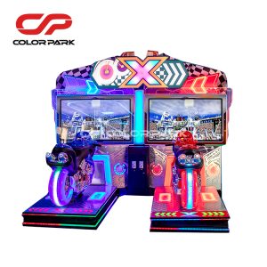 Coin-Operated Arcade Racing Simulator 2 Players Deluxe Dynamic Motorcycle