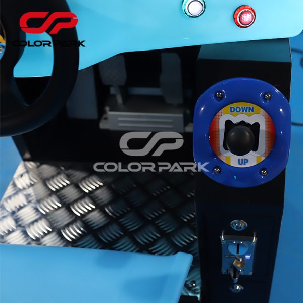 Blue racing game machine 1 player